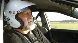 Behind the Scenes footage of Fleetwood mac legend Mick Fleetwood on the Top Gear circuit.
